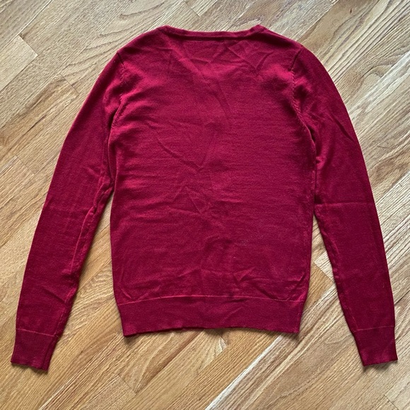 Forever 21 Basic Red Cardigan Button Up - Picture 2 of 2